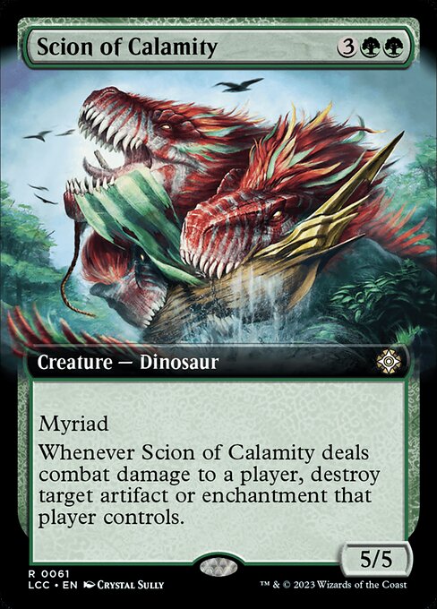 Carta Vástago de la calamidad — The Lost Caverns of Ixalan Commander · LCC · #61