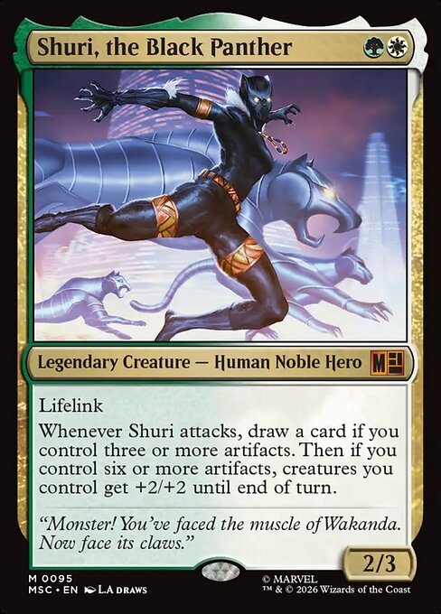 Shuri, la Pantera Negra — Marvel Super Heroes Commander