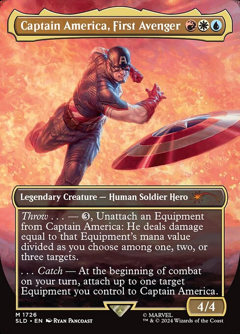 Carta Captain America, First Avenger — Secret Lair Drop · SLD · #1726