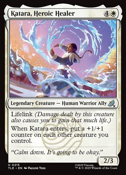 Carta Katara, sanadora heroica — Avatar: The Last Airbender Eternal · TLE · #215