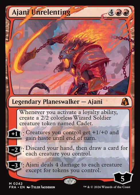 Ajani Unrelenting — Reality Fracture