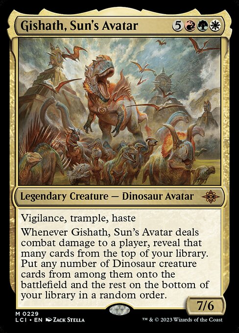 Gishath, Avatar del Sol — The Lost Caverns of Ixalan