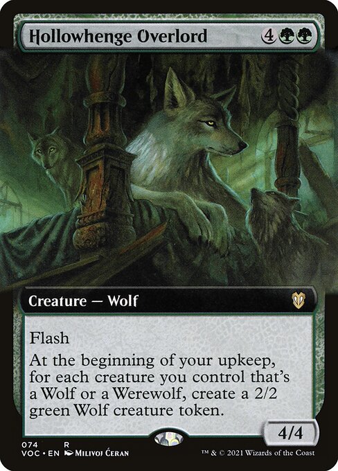 Carta Señor de Hollowhenge — Crimson Vow Commander · VOC · #74