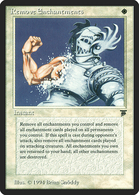 Carta Remove Enchantments — Legends · LEG · #33