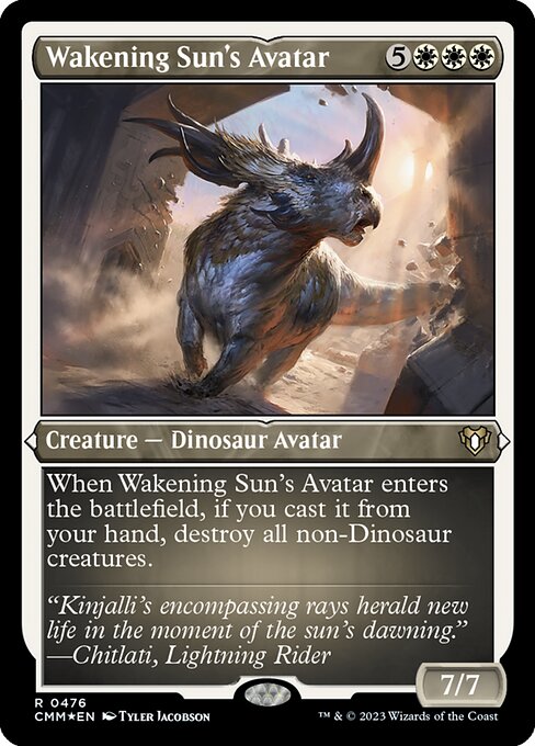 Avatar del Sol Albo — Commander Masters