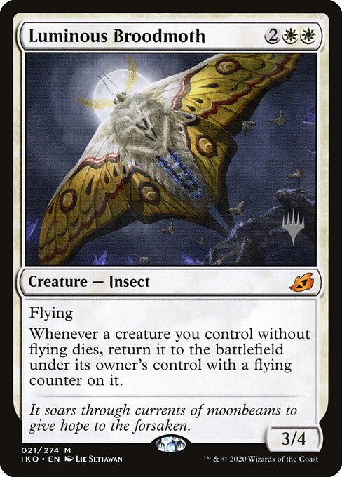 Polilla incubadora luminosa — Ikoria: Lair of Behemoths Promos
