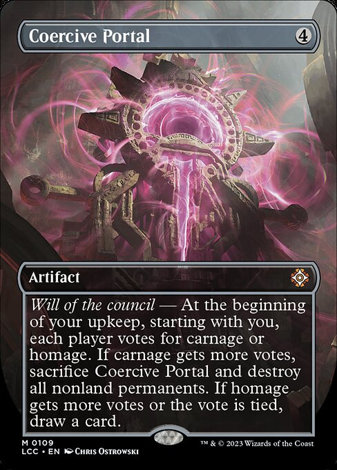 Carta Portal coercitivo — The Lost Caverns of Ixalan Commander · LCC · #109