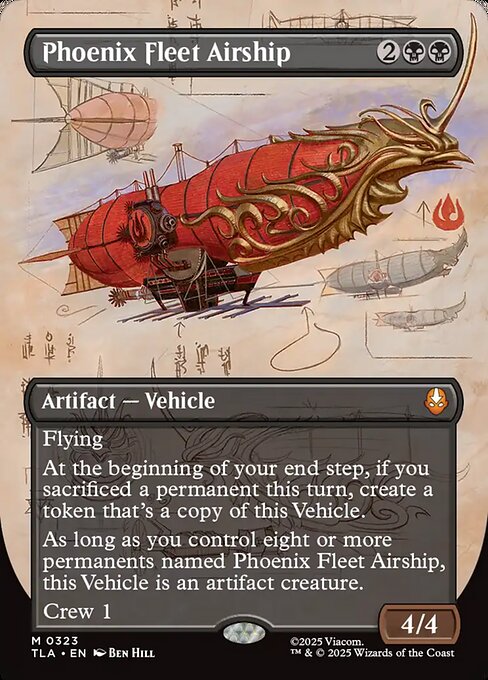 Carta Nave aérea de la flota del Fénix — Avatar: The Last Airbender · TLA · #323
