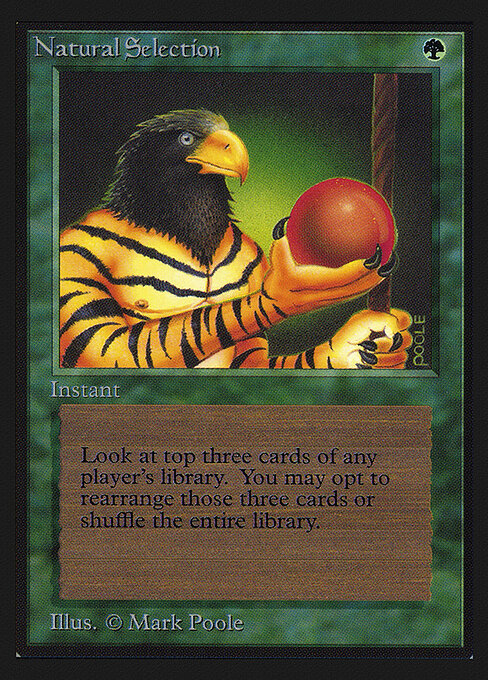 Carta Natural Selection — Collectors' Edition · CED · #213