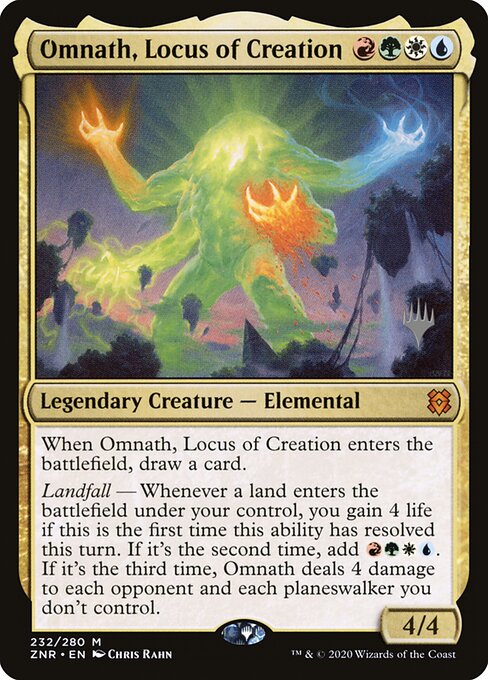 Omnath, centro de la creación — Zendikar Rising Promos