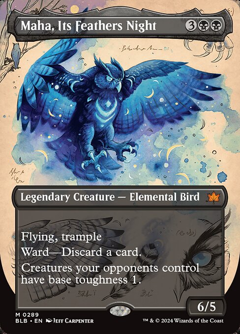 Maha, Plumas de la Noche — Bloomburrow