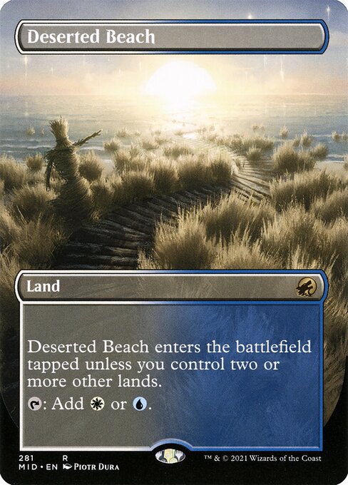 Carta Playa desierta — Innistrad: Midnight Hunt · MID · #281