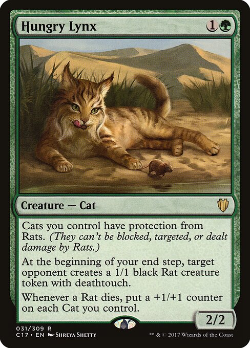 Lince hambriento