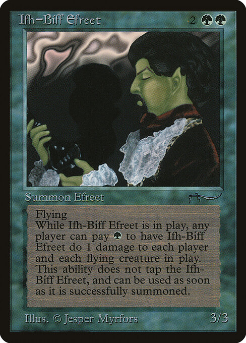 Carta Ifh-Bíff Efreet (Arabian Nights)
