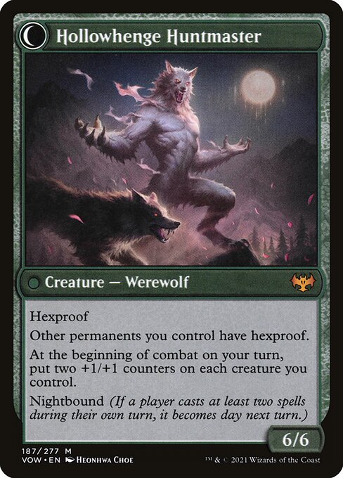 Avabruck Caretaker // Hollowhenge Huntmaster (cara trasera)