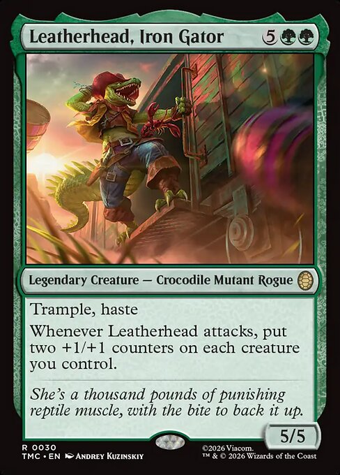 Carta Leatherhead, Iron Gator — Teenage Mutant Ninja Turtles Eternal · TMC · #30