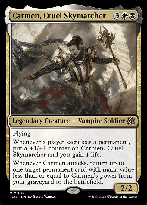Carmen, huesteceleste cruel — The Lost Caverns of Ixalan Commander