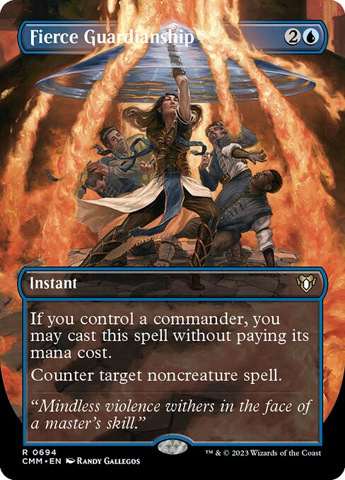 Carta Custodia feroz — Commander Masters · CMM · #694