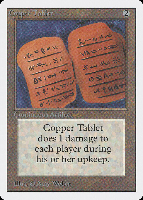 Copper Tablet — Unlimited Edition