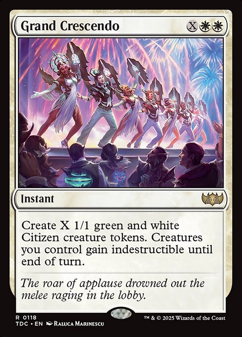 Carta Crescendo final — Tarkir: Dragonstorm Commander · TDC · #118