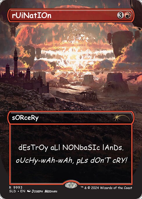 Carta Ruina — Secret Lair Drop · SLD · #9993