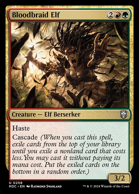 Elfo trenzas sangrientas — Modern Horizons 3 Commander