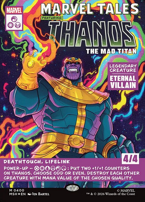 Thanos, el titán loco — Marvel Super Heroes