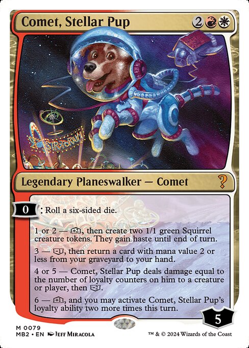 Carta Comet, Stellar Pup — Mystery Booster 2 · MB2 · #79