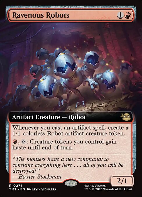 Carta Robots rabiosos — Teenage Mutant Ninja Turtles · TMT · #271