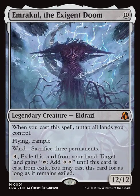 Carta Emrakul, the Exigent Doom — Reality Fracture · FRA · #1