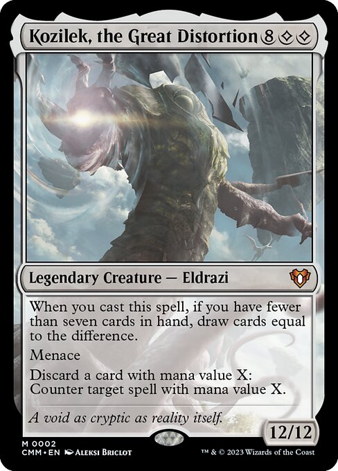 Carta Kozilek, la Gran Distorsión — Commander Masters · CMM · #2