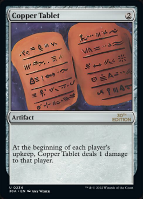 Copper Tablet — 30th Anniversary Edition