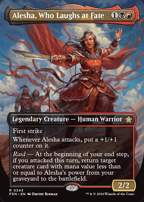 Alesha, la que se ríe del hado — Foundations