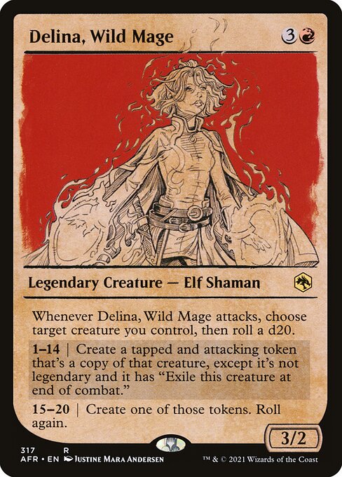 Delina, maga salvaje — Adventures in the Forgotten Realms