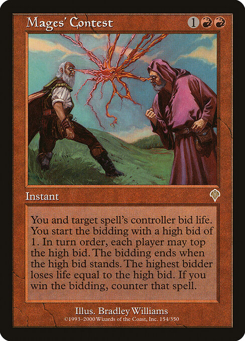 Carta Concurso de Magos — Invasion · INV · #154
