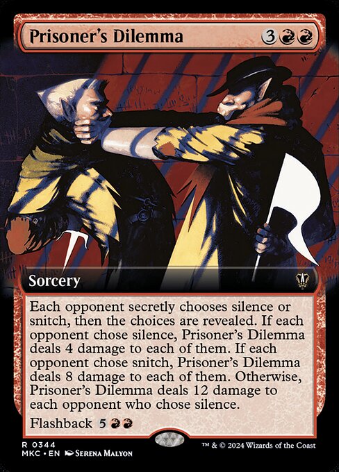 Carta Prisoner's Dilemma — Murders at Karlov Manor Commander · MKC · #344