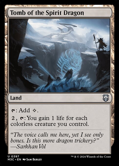 Carta Tumba del dragón espíritu — Modern Horizons 3 Commander · M3C · #397