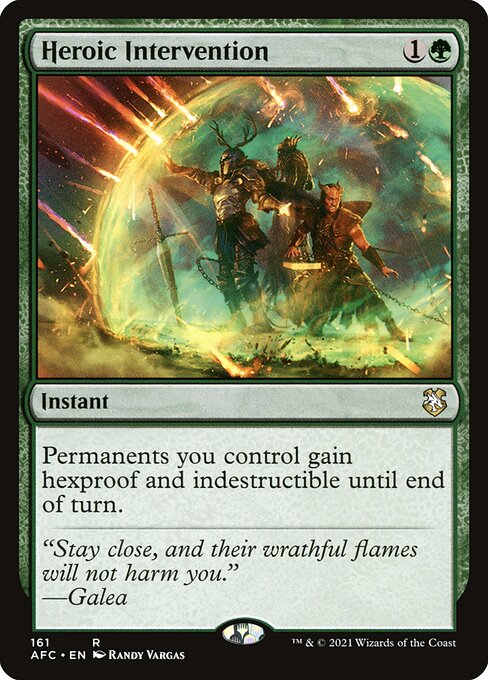 Intervención heroica — Forgotten Realms Commander