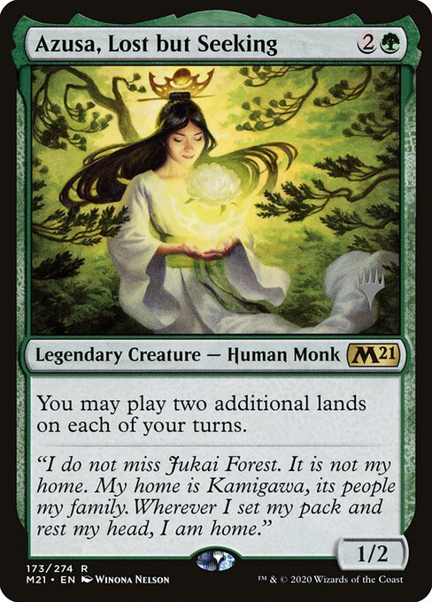 Azusa, perdida pero buscando — Core Set 2021 Promos