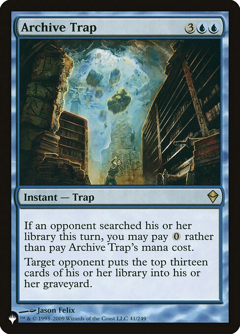 Trampa de archivo — The List