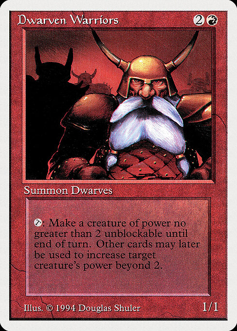 Carta Guerreros enanos — Summer Magic / Edgar · SUM · #144