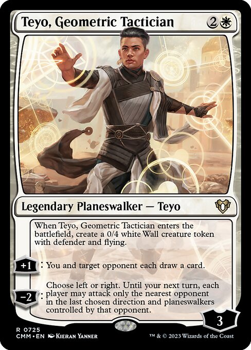 Carta Teyo, Geometric Tactician — Commander Masters · CMM · #725