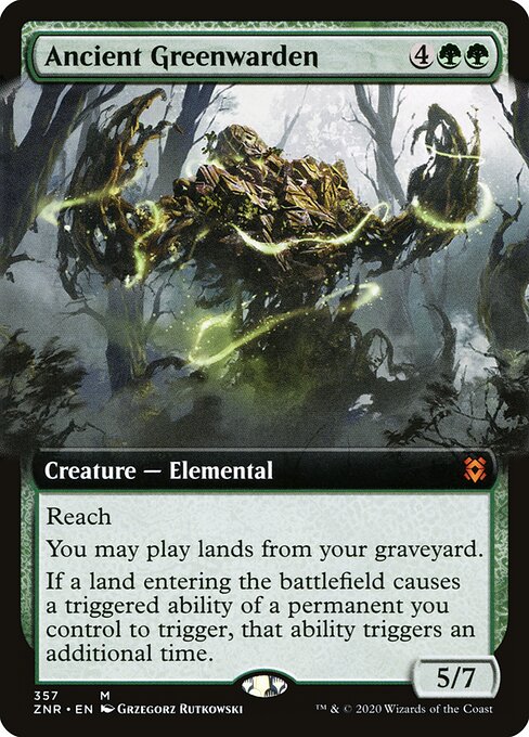 Carta Verdiguardián anciano — Zendikar Rising · ZNR · #357