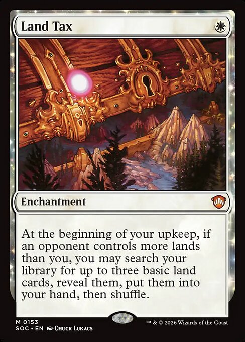 Impuesto sobre las tierras — Secrets of Strixhaven Commander