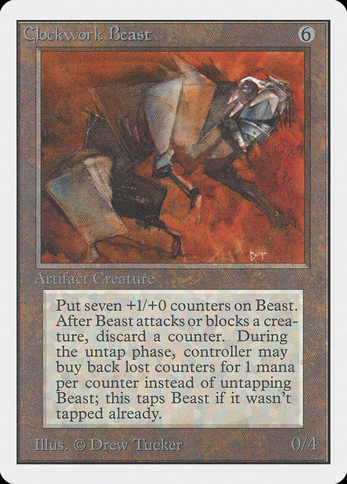 Carta Bestia mecánica — Unlimited Edition · 2ED · #237