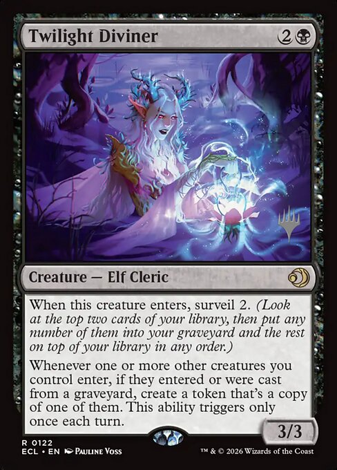 Carta Adivina del ocaso — Lorwyn Eclipsed Promos · PECL · #122p