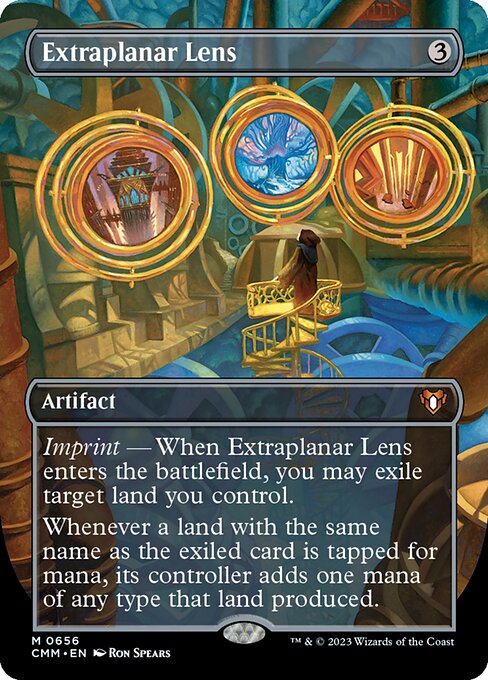 Carta Lente extraplanar — Commander Masters · CMM · #656