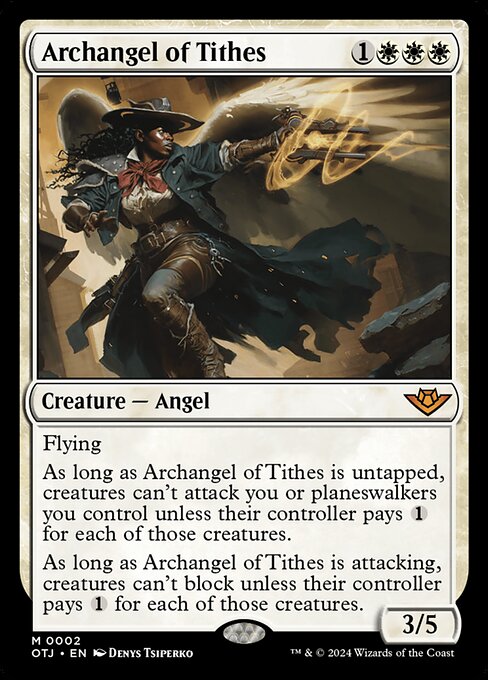Carta Arcángel de los diezmos — Outlaws of Thunder Junction · OTJ · #2