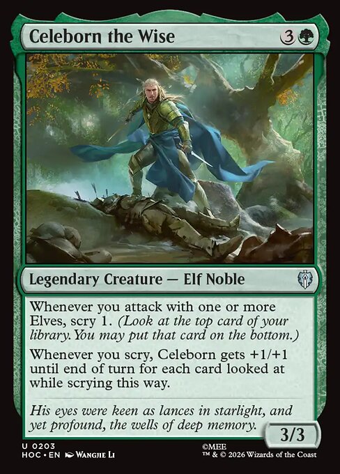 Carta Celeborn the Wise — The Hobbit Eternal · HOC · #203