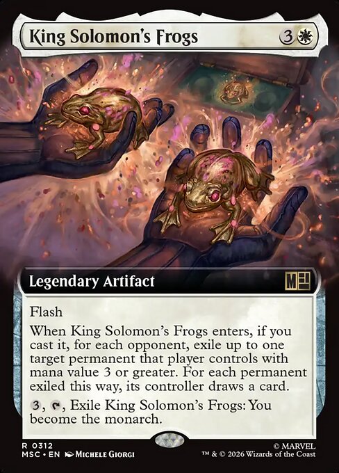 Carta Ranas del rey Salomón — Marvel Super Heroes Commander · MSC · #312